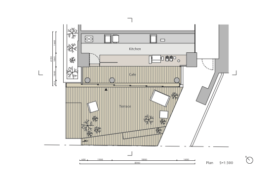 Kitasando Coffee 山路哲生建築設計事務所kitasando Coffee Tetsuo Yamaji Architects Project Tecture Mag テクチャーマガジン