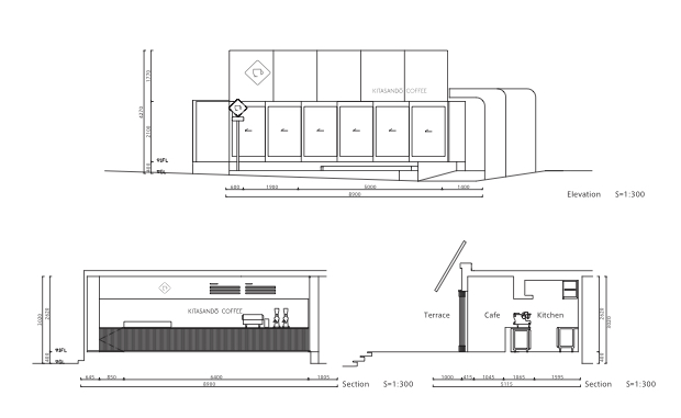 Kitasando Coffee 山路哲生建築設計事務所kitasando Coffee Tetsuo Yamaji Architects Project Tecture Mag テクチャーマガジン