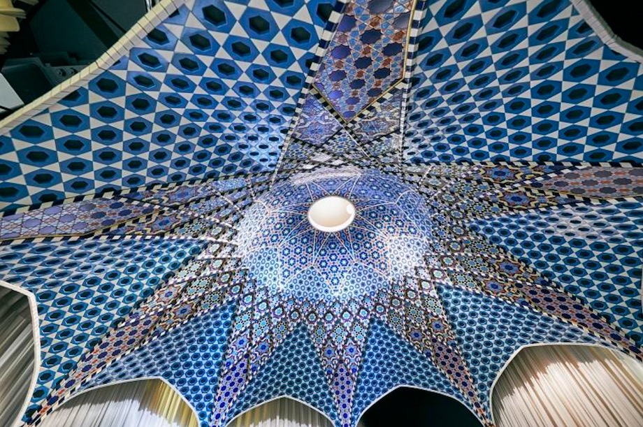 世界のタイル博物館 イスラームのタイル張りドーム天井